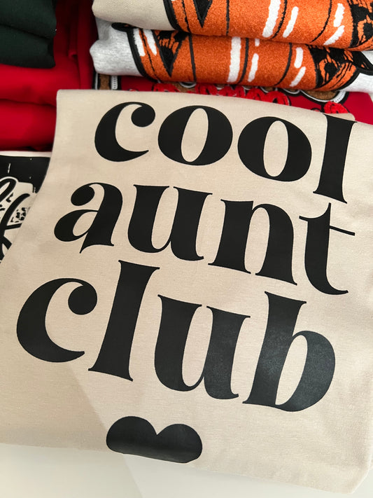 Cool Aunt Club Shirt